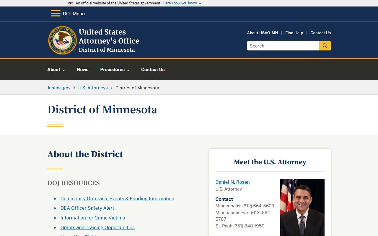 Norman County arrest records federal charge source