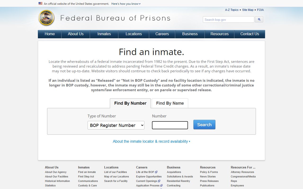 Norman County warrant records federal custody locator